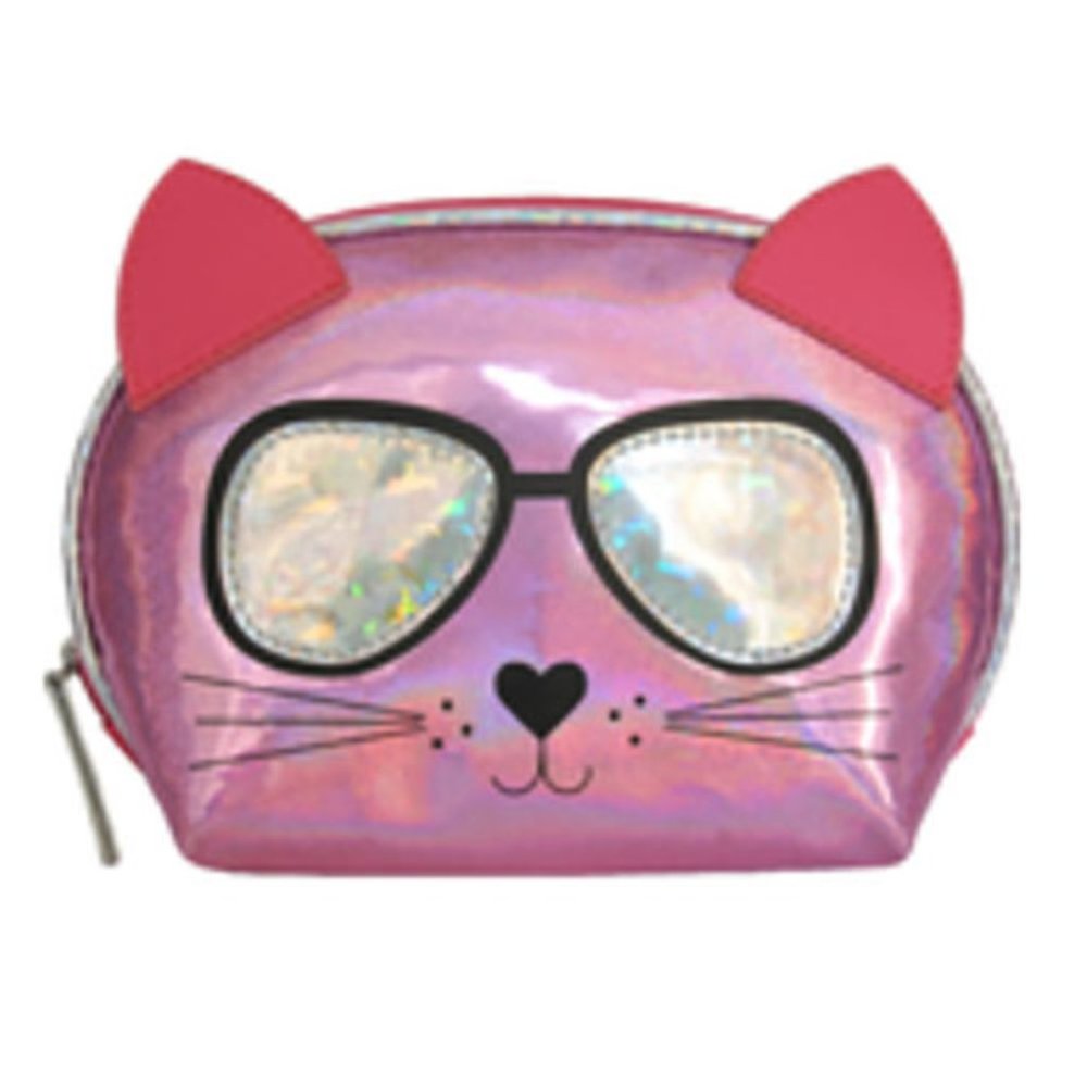 Stella & Max Dome Cat Cosmetic Bag / Pouch - NWT